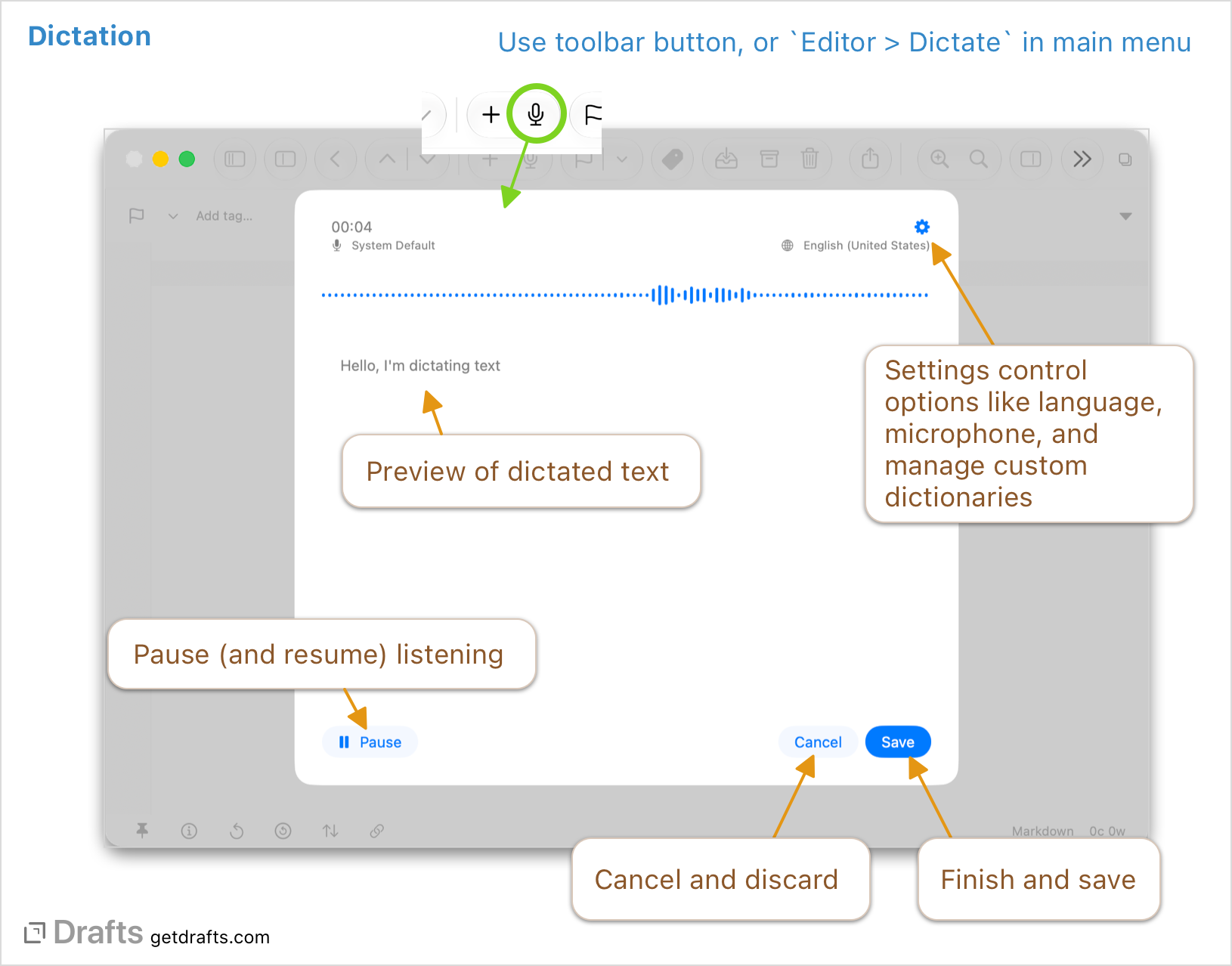 editor/dictation